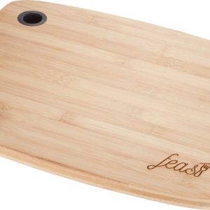 Large Bamboo Cutting Board with Silicone Grip