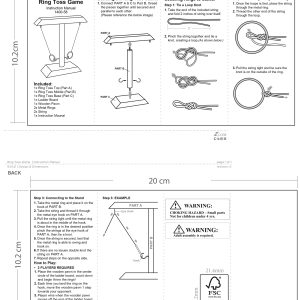 Wooden Ring Toss Game