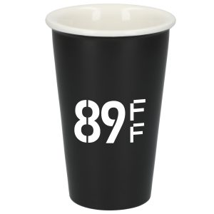 Dimple Double Wall Ceramic Cup 10oz