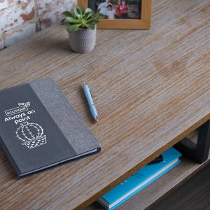 7" x 10" FSC® Mix Reclaim RPET Refillable Journal