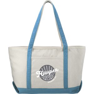 Baltic 18oz Cotton Canvas Zippered Boat Tote