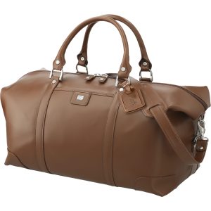 Cutter & Buck® 19" Leather Weekender Duffel Bag