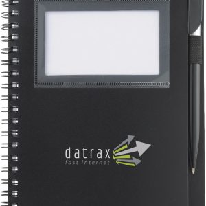 5.5" x 7" FSC® Mix Star Spiral Notebook with Pen