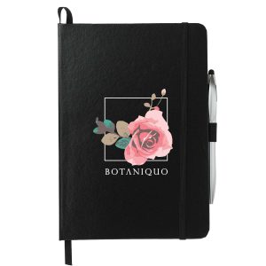6" x 8.5" FSC® Mix Crown Journal with Pen-Stylus