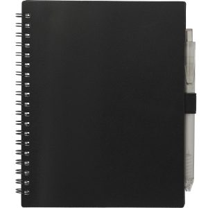 5.5” x 7” FSC® Recycled Spiral Notebook w/ RPET Pe