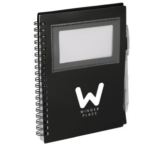 5" x 7" FSC® Recycled Star Spiral Notebook with Pe