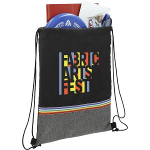 Rainbow RPET Drawstring Bag