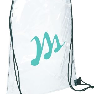 Rally Clear Drawstring Bag