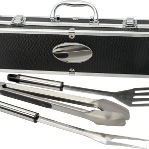3 Piece BBQ set in Aluminum Case